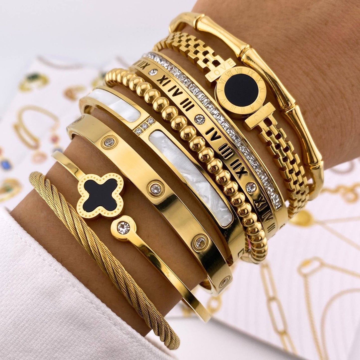 Aurelien Gold Bracelet