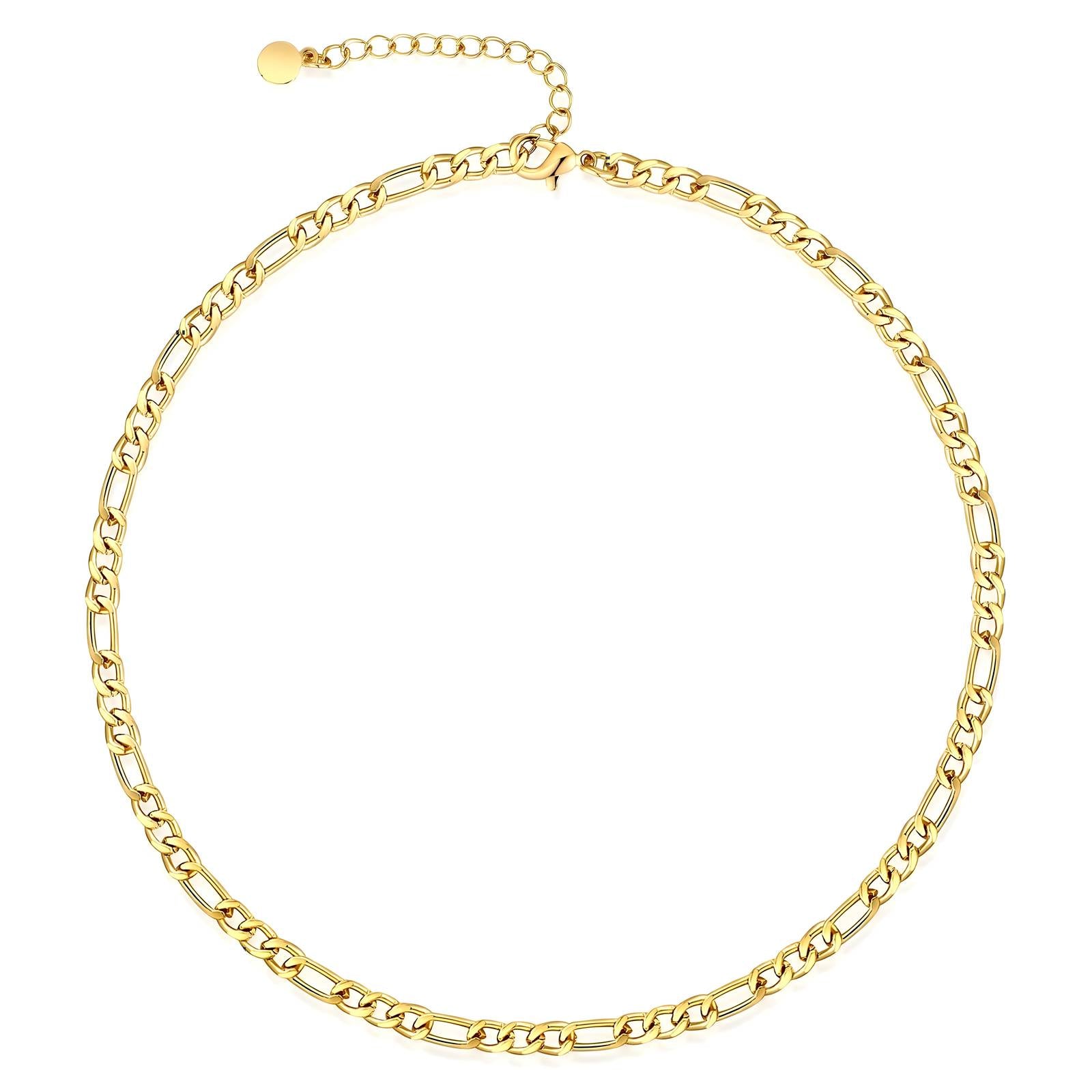 Collier chaîne vigne dorée