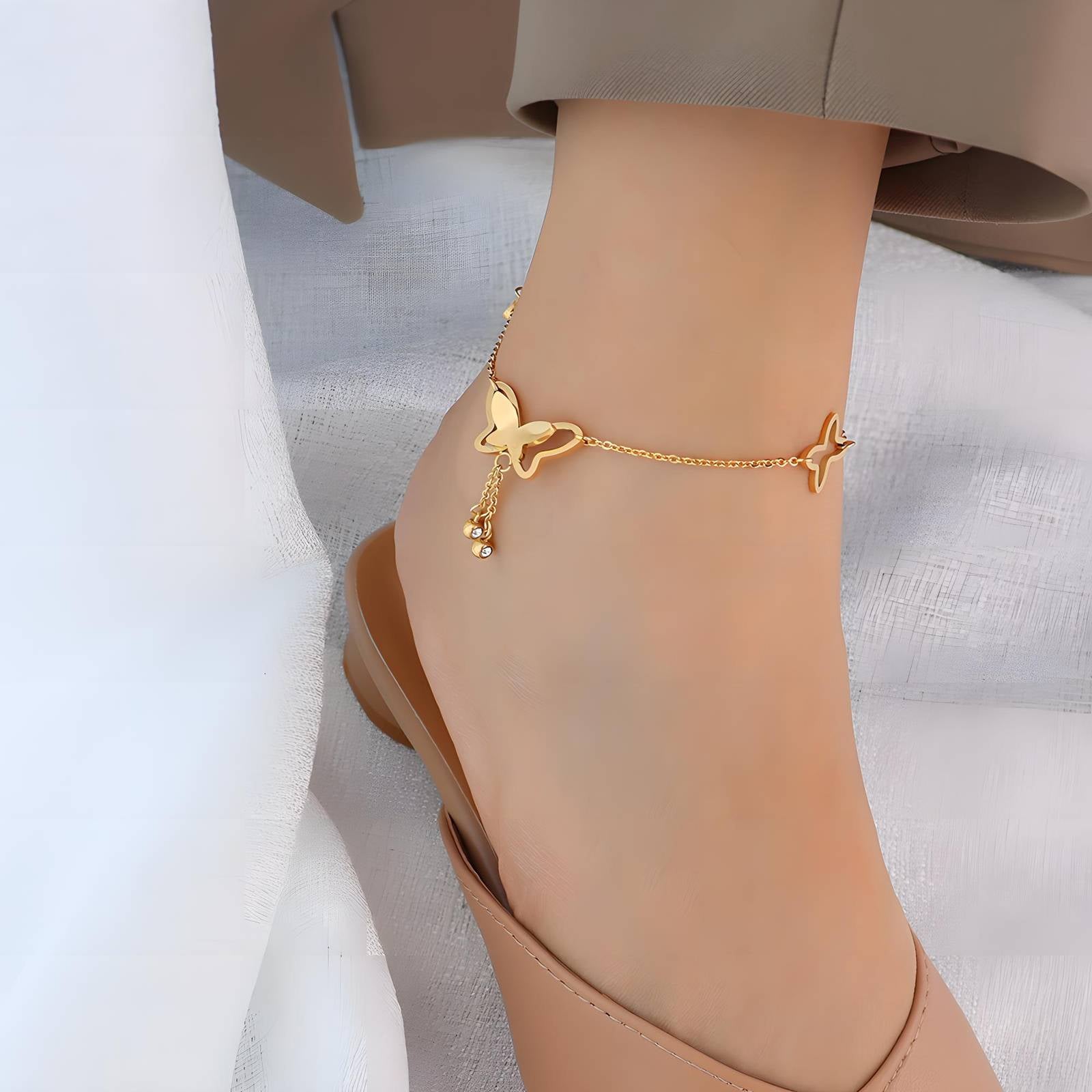 Tiana Gold Anklet