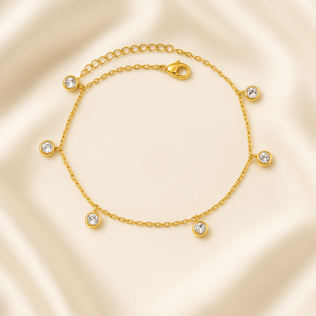 Eliana Diamond Anklet