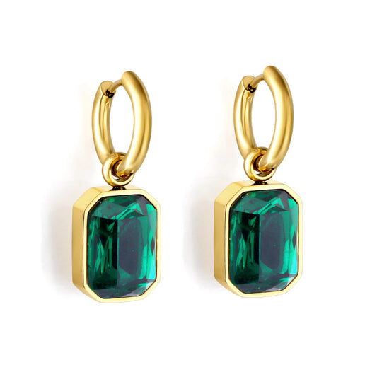 Green Earrings