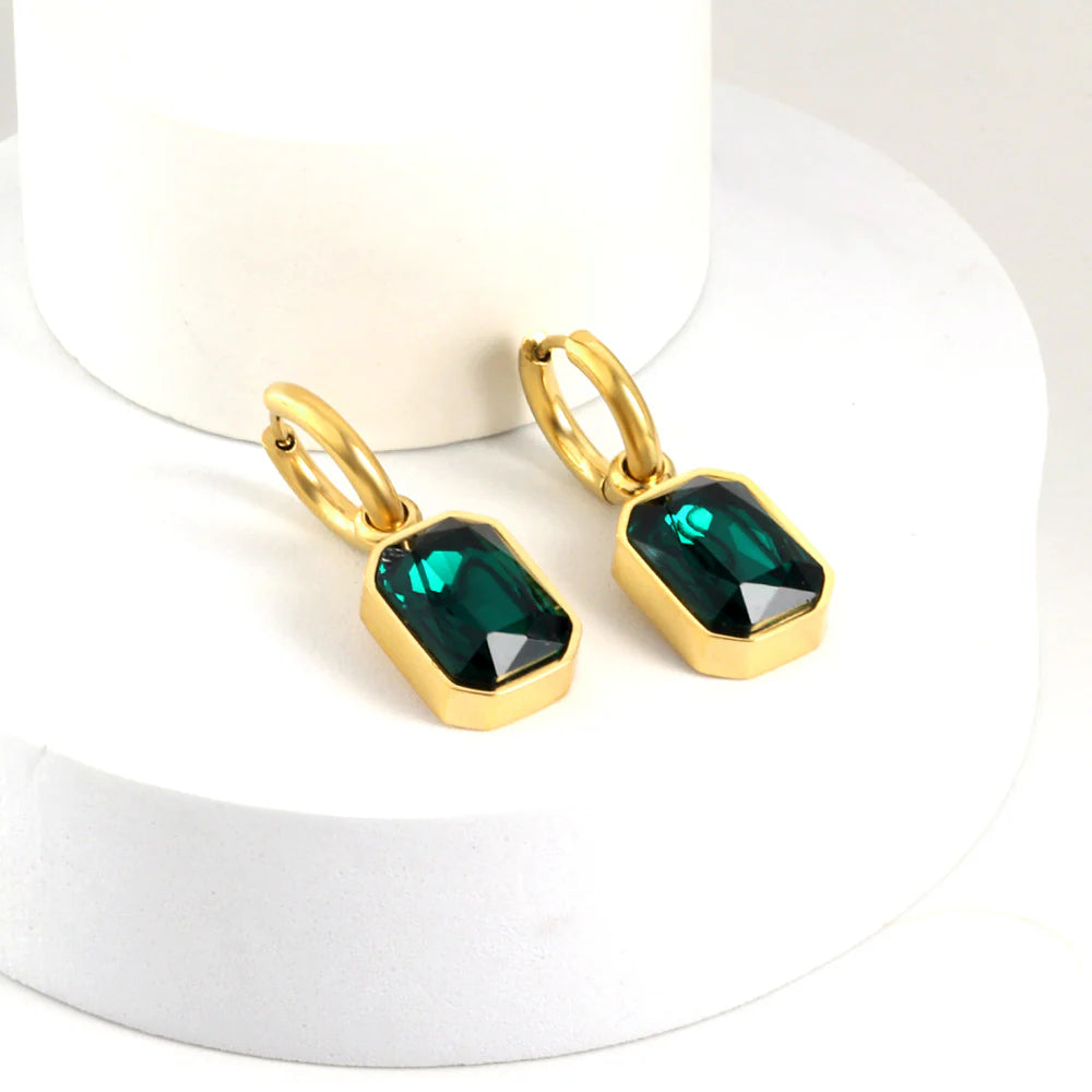 Green Earrings