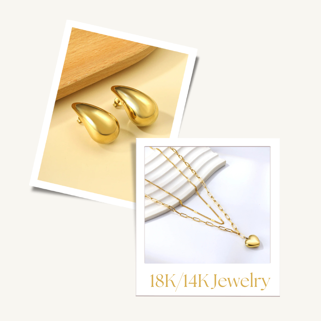 18K Three Layered Gold Plating